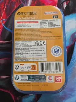 One Piece Tin Pack Set Vol. 2 (TS-02) OP-13 Factory Sealed Set Of 3 Brothers - Image 5