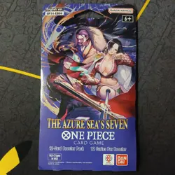 One Piece OP14 Sleeved Booster Pack The Azure Seas Seven English Sea’s OP-14 - Image 1