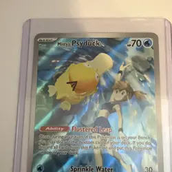 Pokemon TCG #193/182 Misty’s Psyduck Illustration Rare Sv10: Destined Rivals NM - Image 5