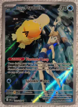 Pokemon TCG Misty's Psyduck Destined Rivals 193/182 Illustration Rare - Image 1
