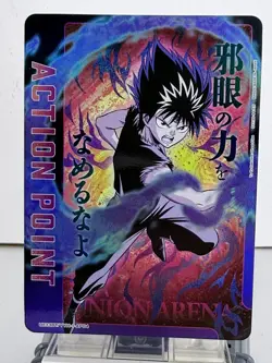 Yu Yu Hakusho Hiei Foil Action Point - UE13BT/YYH-1-AP04 Foil NM - Union Arena - Image 1