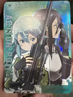 Union Arena Sword Art Online Sinon Action Point Card Foil English UEPR/SAO-AP01 - Image 1