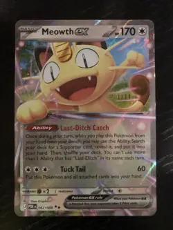 Meowth ex - 062/088 - Perfect Order - Pokemon TCG - NM Card Double Rare English - Image 1