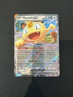 Pokemon TCG: Meowth ex Perfect Order Double Rare 062/088 NM - Image 1