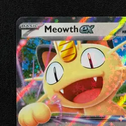 Meowth EX 062/088 Double Rare Holo Perfect Order Pokemon TCG Card - NM - Image 3