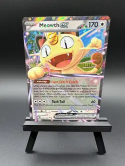 Pokemon TCG Perfect Order Meowth EX 062/088 Double Rare Holo NM Near Mint - Image 1