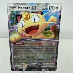 Meowth EX 062/088 Double Rare Perfect Order Pokemon TCG NM - Image 1