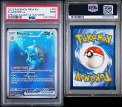 🔥 2023 POKEMON MEW EN-151 SPECIAL ILLUSTRATION RARE #200 BLASTOISE EX PSA 9 - Image 3