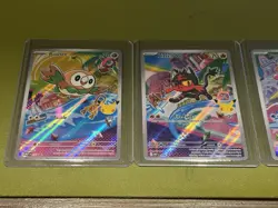 Pokemon TCG First Partner Illustration Collection Rowlet, Litten, Popplio Alola - Image 2