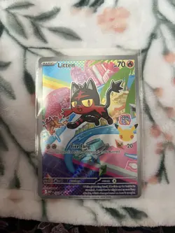 Pokemon TCG First Partner Illustration Collection Rowlet, Litten, Popplio Alola - Image 4