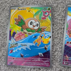 Pokemon TCG First Partner Illustration Collection Rowlet, Litten, Popplio Alola - Image 2