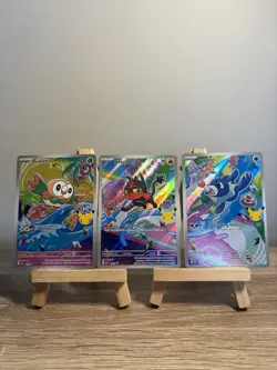 Pokemon TCG First Partner Illustration Collection Alola: Rowlet, Litten, Popplio - Image 1