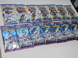 Lot of 16x - Pokemon 7x Japanese Raging Surf + 9 Scarlet EX Booster Packs SEALED - Image 3