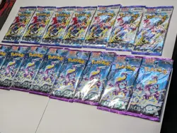 Lot of 16x - Pokemon 7x Japanese Raging Surf + 9 Scarlet EX Booster Packs SEALED - Image 4