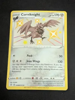 Corviknight - SV089/SV122 - Shining fates Pokemon Card NM - Image 1