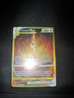 Arceus VSTAR GG70/GG70 Pokemon TCG Crown Zenith Holo Card Secret Rare Gold - Image 1