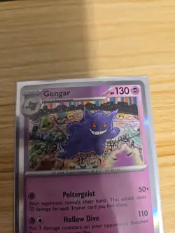 Pokemon TCG Gengar 151 Holo Rare Scarlet & Violet Card 094/165 2 - Image 2