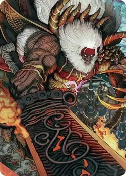 MTG Braska's Final Aeon Art Card Art Series FINAL FANTASY - Image 1