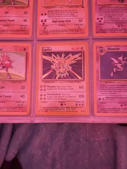 Pokemon Zapdos Base Set 16/102 Holo Rare Card 90 HP Basic English Wizards - Image 4