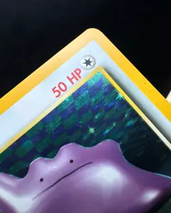 Ditto Holo Rare LP - 3/62 Fossil Set - Vintage Pokemon TCG Card 1998 - Image 4