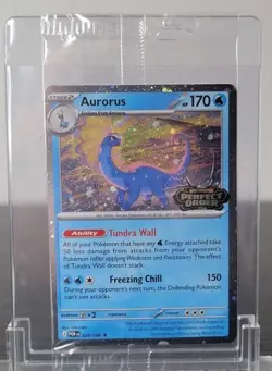 Pokemon Aurorus Perfect Order Promo Stamped Card 024/088 TCG SEALED - Image 2