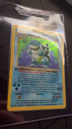 Blastoise 2/102 Holo 1st Edition Base Set Pokemon Card 1999 HP - Image 3