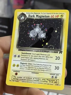 #2 Dark Magneton 11/82 Team Rocket 2000 Holo Rare WOTC Pokemon Card TCG - Image 4