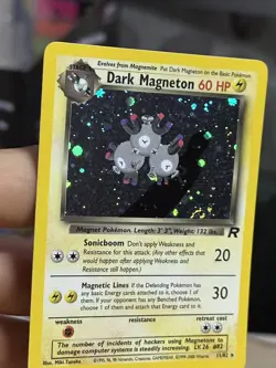 #2 Dark Magneton 11/82 Team Rocket 2000 Holo Rare WOTC Pokemon Card TCG - Image 5