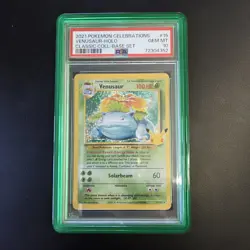 PSA 10 Pokemon Card Lot Celebrations Charizard, Blastoise & Venusaur Starters - Image 2