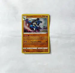 Pokemon SWSH186 Lucario Prerelease Promo Card Brilliant Stars NM Condition ✨ - Image 2