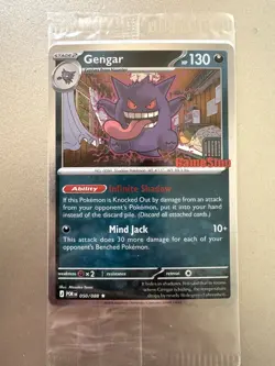 Pokemon TCG Gengar 050/088 Stamped Gamestop Promo Card Perfect Order - Image 1