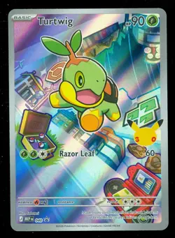 Pokemon TURTWIG MEP 040 Ascended Heroes - 1st Partner FULL ART PROMO - Card A - Image 1