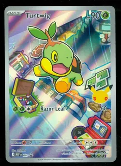 Pokemon TURTWIG MEP 040 Ascended Heroes - 1st Partner FULL ART PROMO - Card B - Image 1