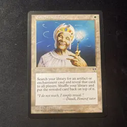 Magic the Gathering Classic 1996 MTG Enlightened Tutor NM - Image 1