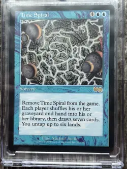 Wizards of the Coast Time Spiral Urza's Saga Rare Blue Sorcery Card English - Image 1