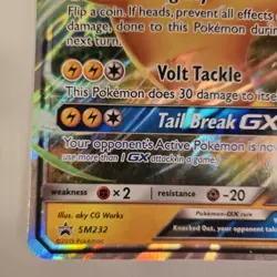 Lot Of 2 Oversized POKEMON Cards Charizard & Pikachu GX SM Promo - Image 3