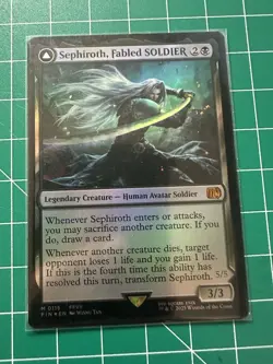 Sephiroth, Fabled SOLDIER - MTG Final Fantasy (FOIL) - Image 1