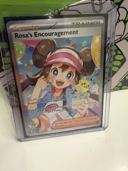 Pokemon Rosa's Encouragement Full Art Holo Trainer-Supporter 123/088 Card - Image 1
