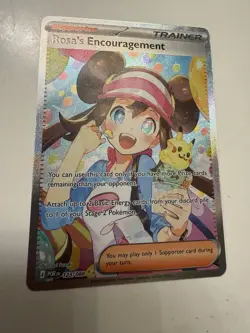 Pokemon Rosa's Encouragement Full Art Holo Trainer-Supporter 123/088 Card - Image 2