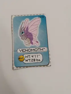 1998 Pokemon Premium Lunchables Pikachu/Mr.Mime Mini Cardboard Cutout Cards - Image 2