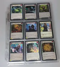 Lot Of 31 Pages Of TCG, Anime Cards Flesh & Blood, Square Enix, Star Wars + More - Image 3