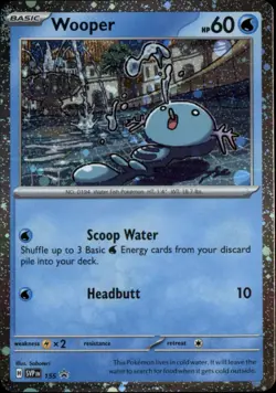 Wooper - Holo Promo SV: Scarlet & Violet Promo Cards 155 NM - Image 1