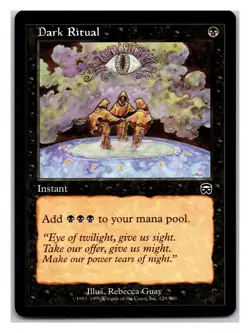 Mercadian Masques #129 Dark Ritual - Image 1