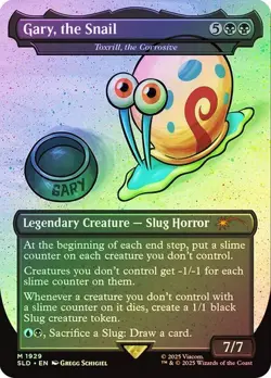 Toxrill, the Corrosive / Gary, the Snail *Foil * - Secret lair - NM - MTG - Image 1