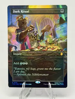 MTG Dark Ritual (Borderless) FOIL - Teenage Mutant Ninja Turtles (TMC) - Image 1