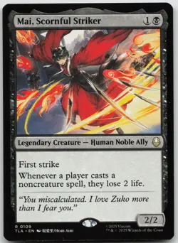 Mai, Scornful Striker Avatar: The Last Airbender 109 NM R - Image 1