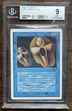 MTG Copy Artifact - Unlimited - BGS 9 MINT - Image 1