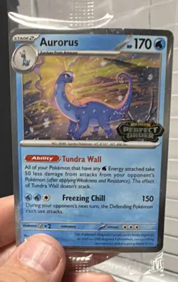 Pokemon Sealed Aurorus Perfect Order Holo Mega Evolution Promo - Image 1