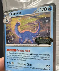 Pokemon Sealed Aurorus Perfect Order Holo Mega Evolution Promo - Image 3