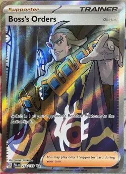 Boss's Orders Full Art Ultra Rare - 248/193 - Paldea Evolved Pokemon 2023 - Image 1